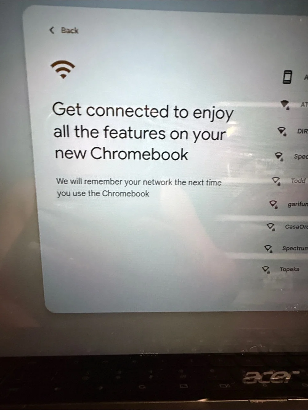Acer Google Chromebook Laptop in Black with Chrome Badge-2020 welcome❌UNLOCKED